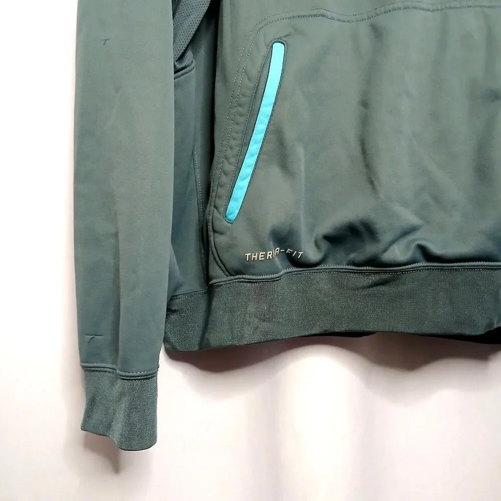 Nike Elite Therma Fit Hoodie Basketball Pullover Pocket Fleece Lined Mens Large